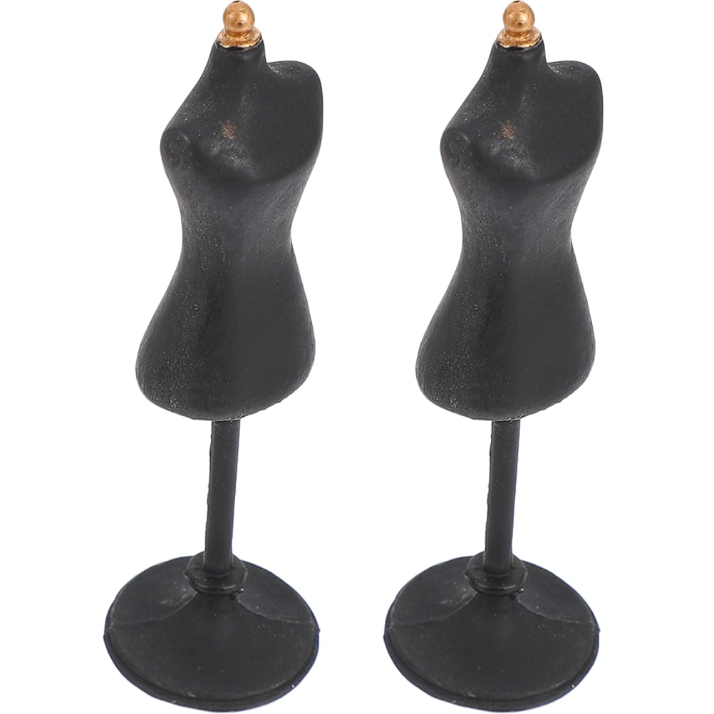 Niceauty 2pcs Sewing Model Mannequin Resin Mini Dress Form For ...