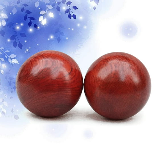 Niceauty 2pcs Wooden Hand Massage Roller for Stress Relief Daily Use Adults