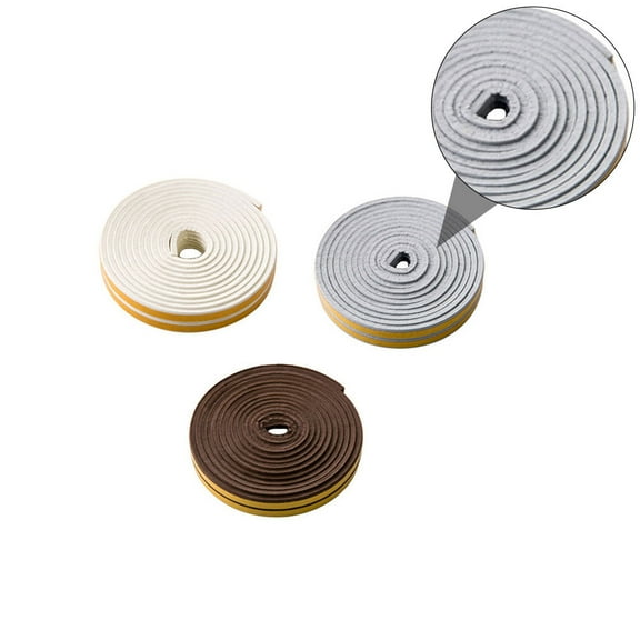 Niceauty 3 Rolls of Sealing Strip Protection EVA Grey for Preventing Noise and Wind