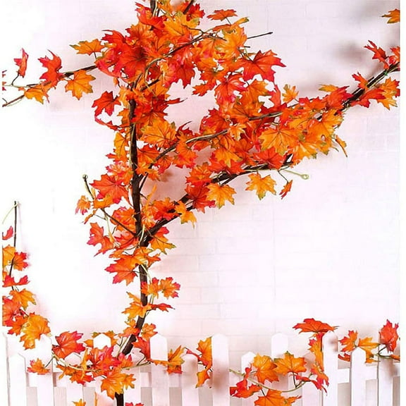 Niceauty 1Pc Red Artificial Maple Leaf Wedding Decorations and Party Photo Props for Garden