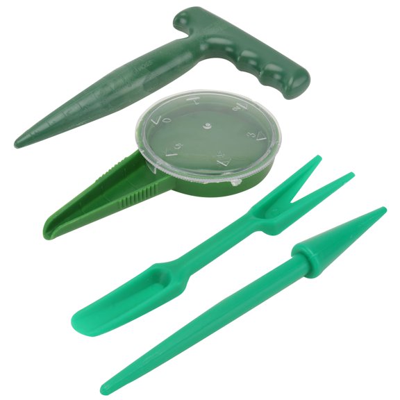 Niceauty Transplanting Clamp PP Plastic Gardening Tools Simple Design 3-Piece Set