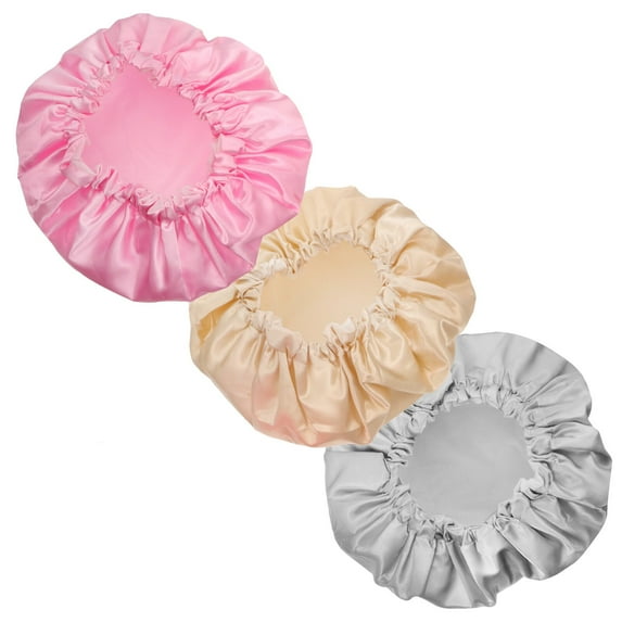 Niceauty 3pcs Shower Cap Girls EVA for Women Protect Hair in Bathing