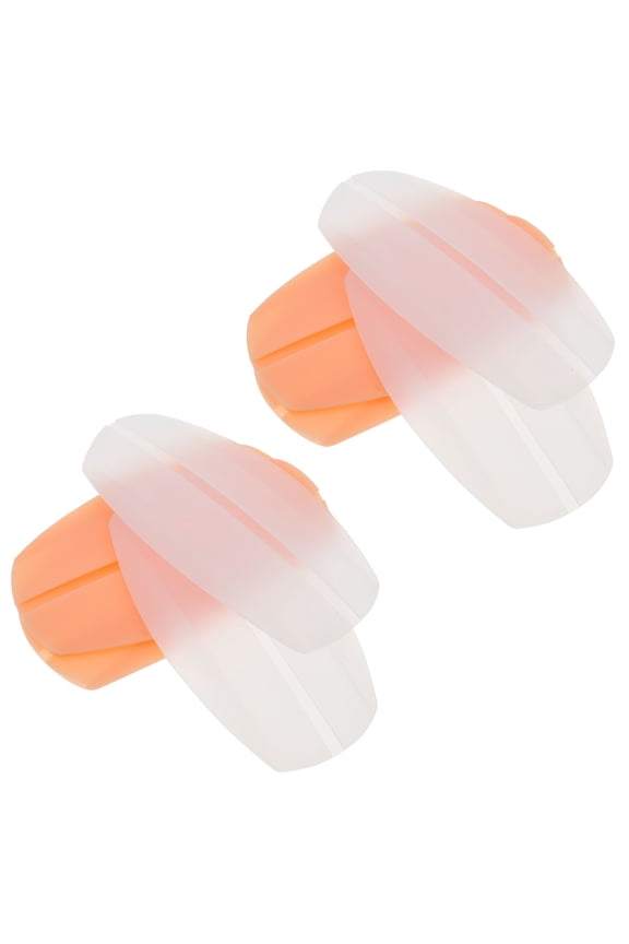 Transparent Back Bras Silicone Shoulder Pads Assorted Color 4Pairs