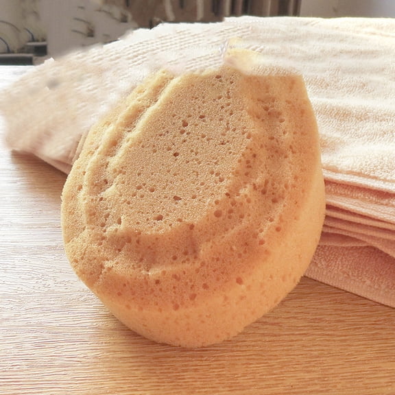 Niceauty Dead Skin Remover Shower Sponge Orange 4 Pcs