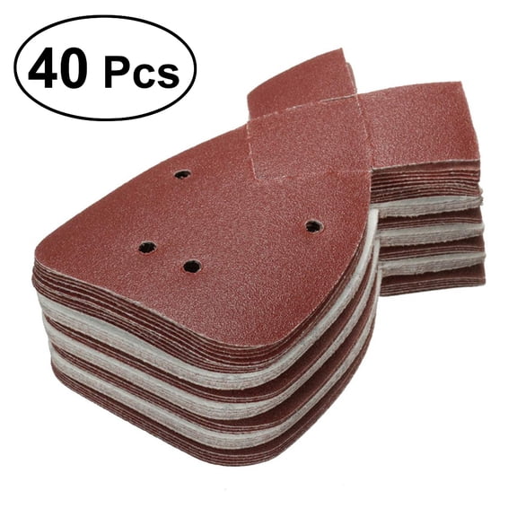 Niceauty 40PCS Sanding Disc Nail Alumina Multi for Surface Conditioning Deburring