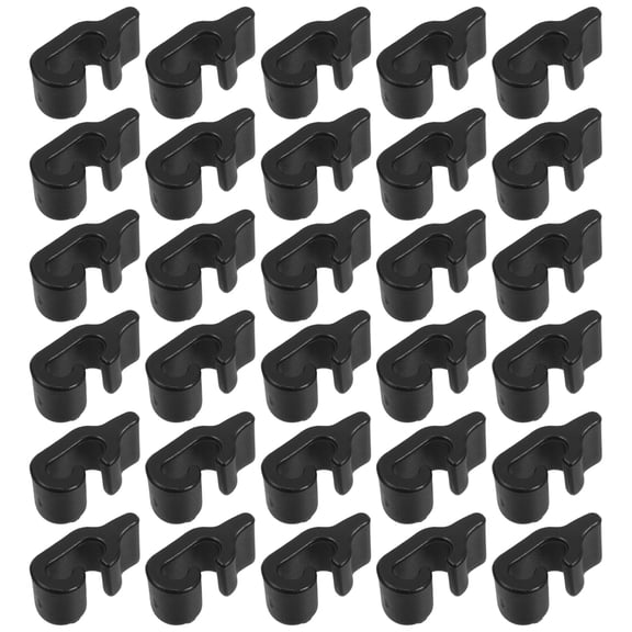 Niceauty 40pcs Wire Cage Clips Cat Cage Securing Plastic Latches for Pet Owners Home Organization