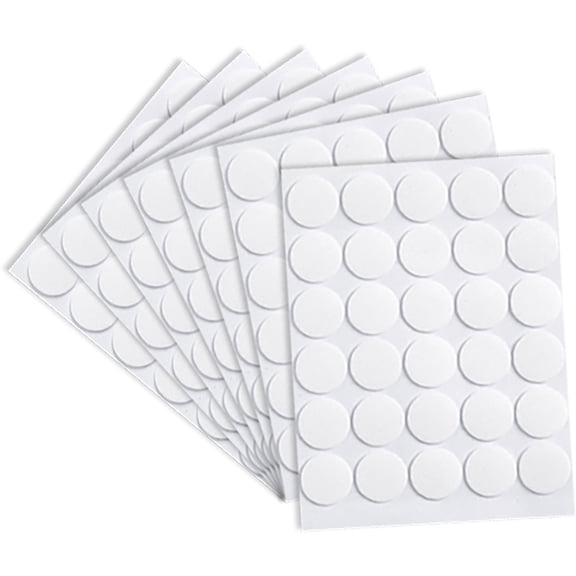 Niceauty Sticky Fixers Double Sided Stickers White Acrylic Tape for Wall Decor