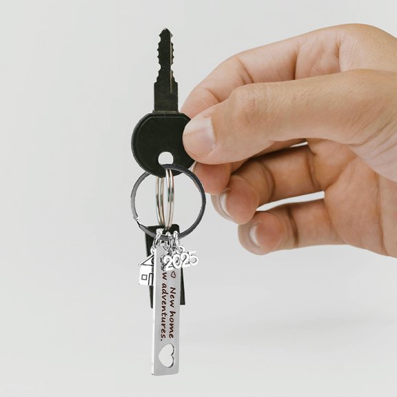 Niceauty welcome home Automotive Keychain Stainless Steel 4Pcs