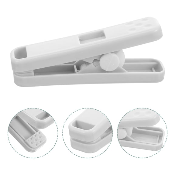 Niceauty 4Pcs Light Grey Plastic Clothes Pins for Hanging Clothes Strong Windproof Clips for Laundry and Quilt Fixation