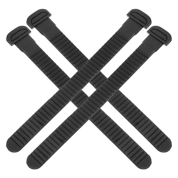 Niceauty 4Pcs Adjustable Roller Skate Buckle Straps for Smooth Skating Connection
