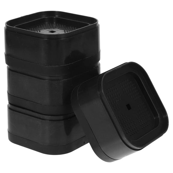 Niceauty 4Pcs Washer Stabilizer Pads Black Foot Pads for Washing Machine and Dryer