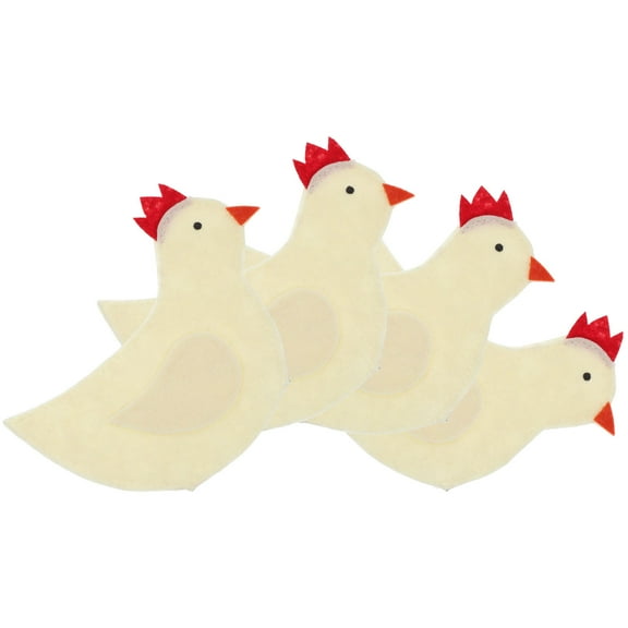 Niceauty Cute Egg Holder Cloth Prevent Breaking for Eggs at Family Gatherings 4Pcs