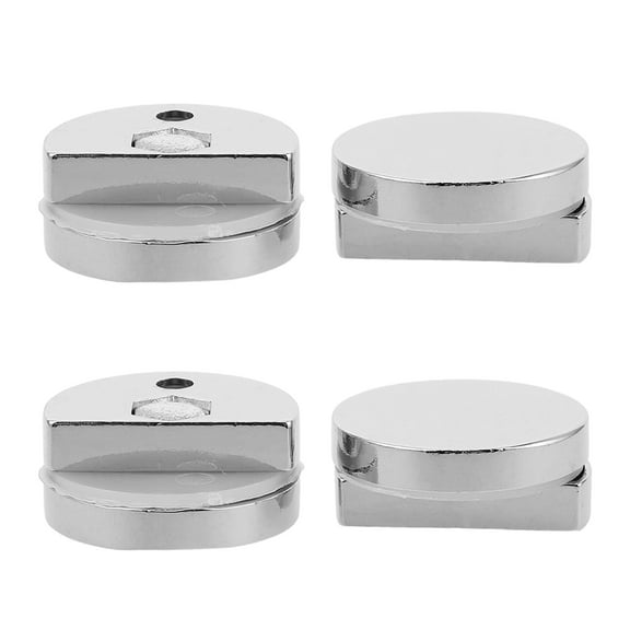 Niceauty Mirror Support Clips Zinc Alloy Sturdy Design Bathroom Kitchen 4Pcs