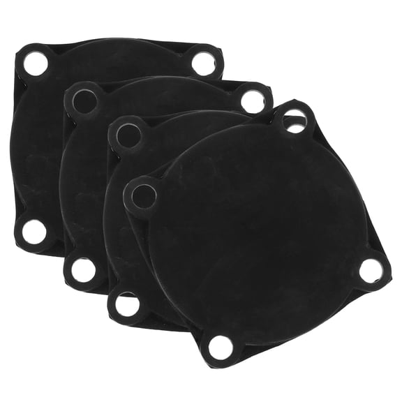 Niceauty 4Pcs Air Compressor Gasket Rubber Replacement Pads for Pressure Switches Durable Black