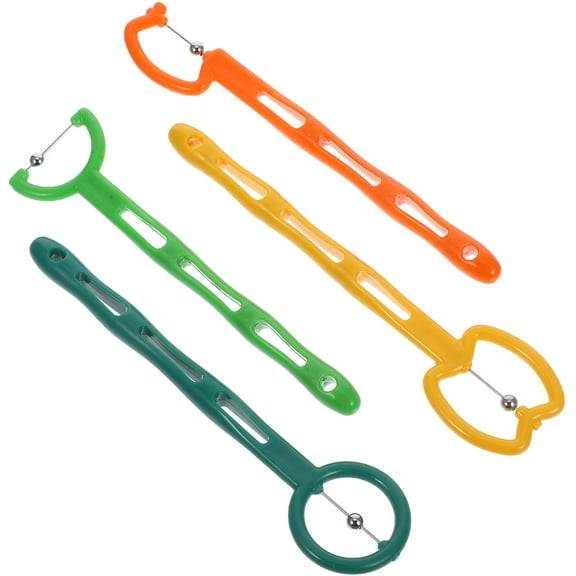 Niceauty 4pcs Speech Therapy Tool for Kids Oral Muscle Trainer Plastic Assorted Color Speech Muscle Training