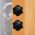 thumbnail image 1 of Niceauty 4Pcs Plastic Star Hand Screw Knobs Black Clamping Handles Easy Remove for Equipment, 1 of 8