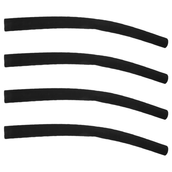 Niceauty 4Pcs Universal Black Handlebar Handle Cover Soft Sponge Grip Protector for Strollers