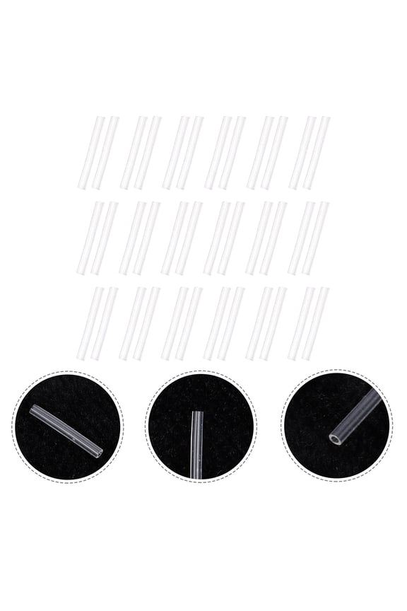 Anti-Earring Protector Covers White Silicone Comfortable 50Pairs