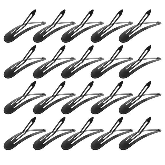 Niceauty 50Pack Small Hair Barrettes for Daily Use in Black for Girls and Women