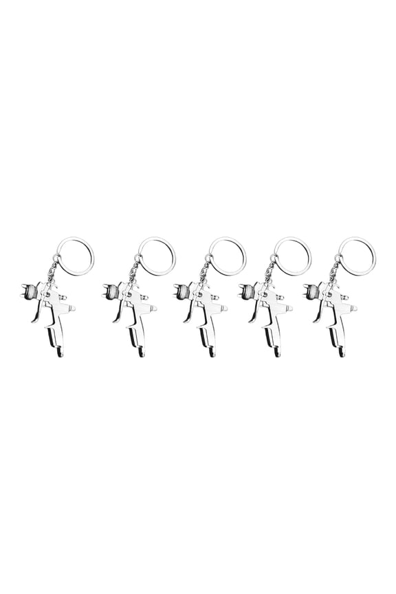 5Pack Funny Keychains Water Gun Shape for Backpack Attachment Women