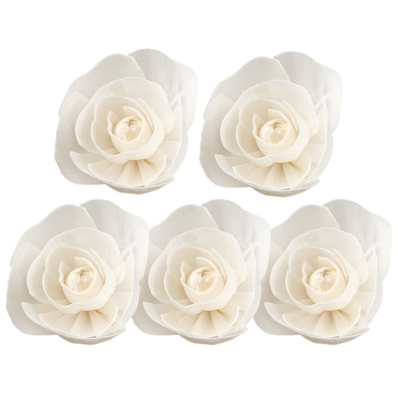 Niceauty 5PCS Essential Oils Diffuser Floral Stick Wood Rattan Fragrance Diffusion Bedroom