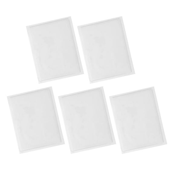 Niceauty 5Pcs Transparent Self-Adhesive Card Pockets for Secure Protection and Easy Access
