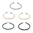 thumbnail image 1 of Niceauty Hairband Set Ladies Crystal Assorted Color Fashion Chic For Festivals 5Pcs, 1 of 8