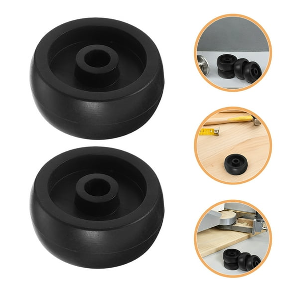 Niceauty 6 Pack Universal Caster Wheels for Gym Equipment Exercise Bike and Treadmill Replacement