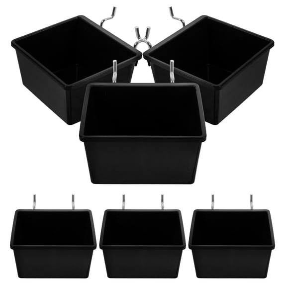 Niceauty 6 Sets Garage Tool Organizer Plastic Bins for Workspace ...