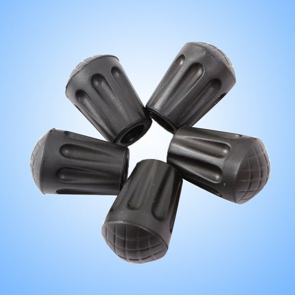 Niceauty Walking Crutch Tips Stick Cover Plastic 6Pcs for Hiking Poles