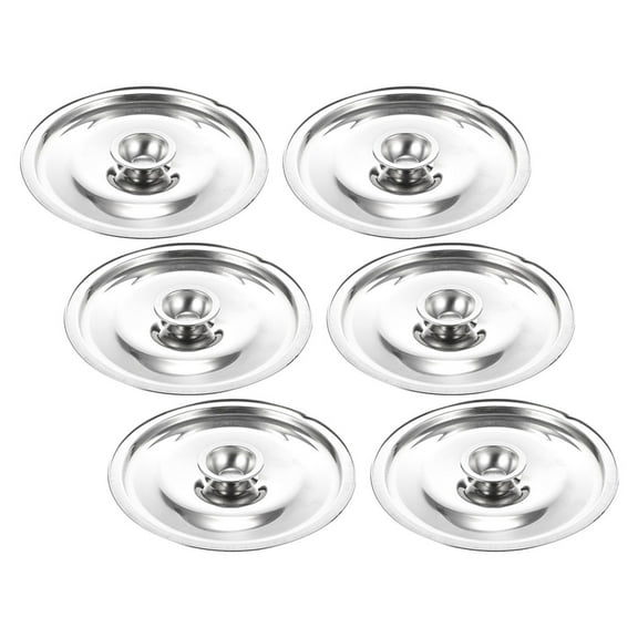 Niceauty Replacement Frying Pan Cover Silver 6Pcs Modern Style For Stovetop Cooking