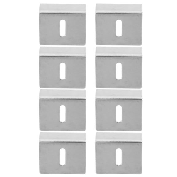 Niceauty 8Pcs Mirror Brackets for Bathroom Wall Mounting 304 Stainless Steel Clips