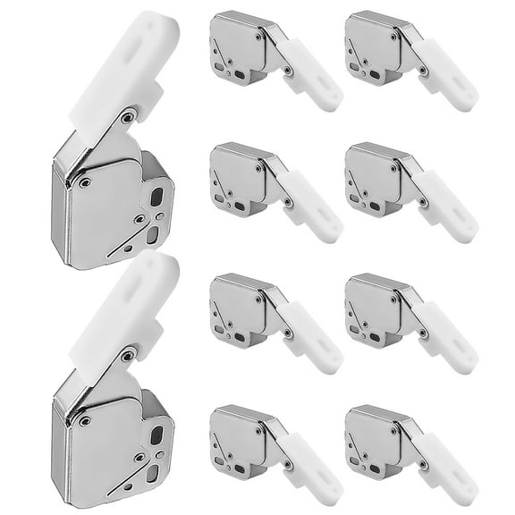 Niceauty 8Pcs Lock For Rolled Steel And Rectangular Bolt Design For Cabinet Door