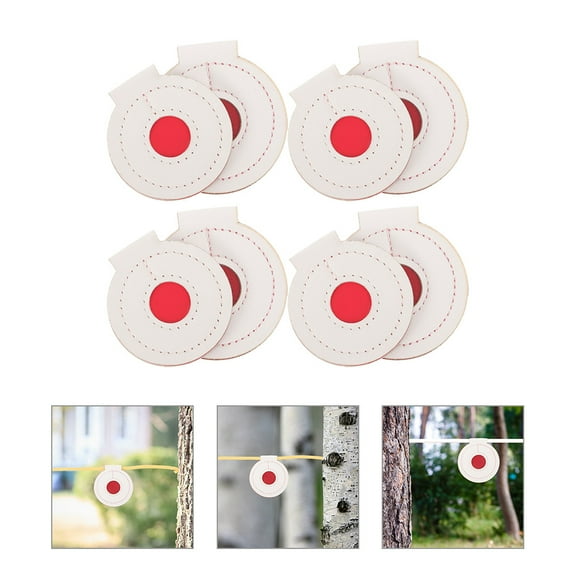 Niceauty 8Pcs Practice Targets Microfiber Multi for Shooting Practitioners Indoor Training