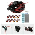 thumbnail image 1 of Niceauty 1 Set UTV Turn Signal Kit Universal Wiring Harness Kit ABS Copper Rubber Vehicle Accessory, 1 of 6