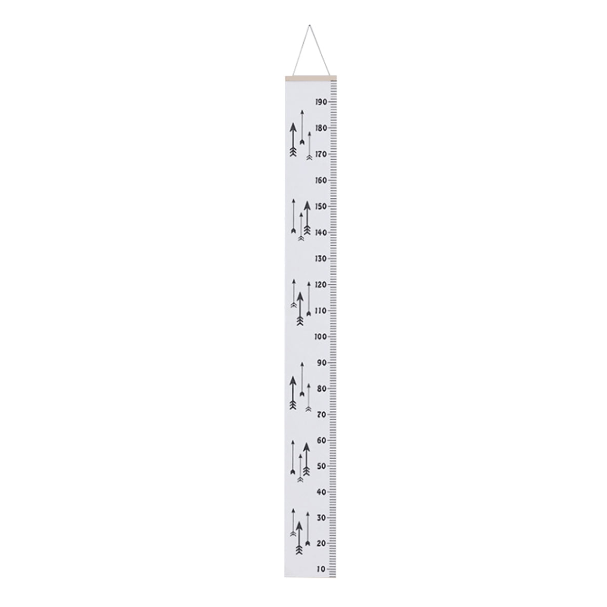 Wooden Growth Height Chart Ruler For Kids - Handmade Painted Design (The Williams) By Back40Life
