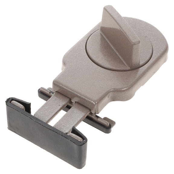 Niceauty Sliding Window Lock Brown Aluminum Alloy Rubber Home Safety Ventilation