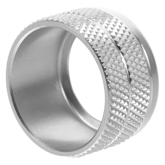 Niceauty Plated Silver Car Volume Knob Ring Decorative Cover Vehicle Accessories Interior Easy to Install