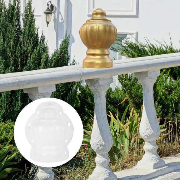 Niceauty DIY Balustrade Mold White Plastic Lightweight for Roman Column Decor