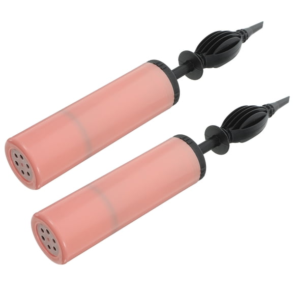 Niceauty 2Pcs Portable Hands Push Inflator for Air Column Bag Pink Plastic