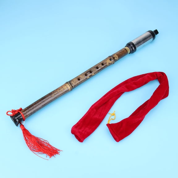 Niceauty Bamboo Flute Dizi Decorative Musical Instrument 1Set