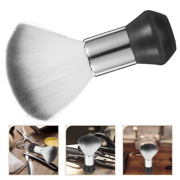 Niceauty Barber Brush Duster For Hair Salon Tool With Aluminium Handle 1Set