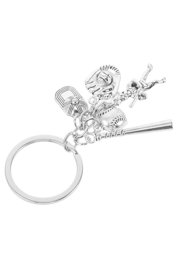 Zinc Alloy Metal Baseball Keychain Creative Design for Sports Enthusiasts