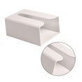 thumbnail image 1 of Niceauty White Wall Mounted Tissue Holder Tissue Box Storage Rack for Bathroom Accessories, 1 of 8