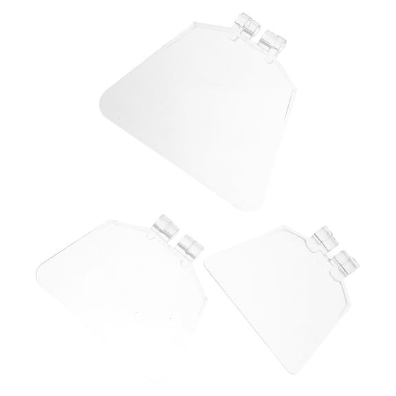 Niceauty Bench Grinder Safety Shields 3Pcs Transparent Square for Workshop Use 13.00X11.00X0.10in