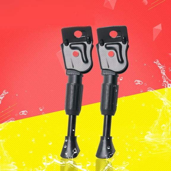 Niceauty Electric Bike Kickstand Black Durable Aluminum Alloy Easy Install Non Slip