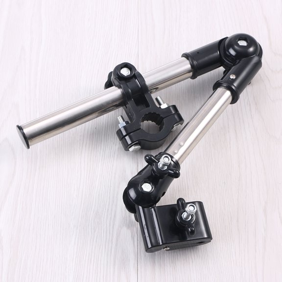 Niceauty Scooter Umbrella Holder for Rain Protection Adjustable Umbrella Stand Black 1Set