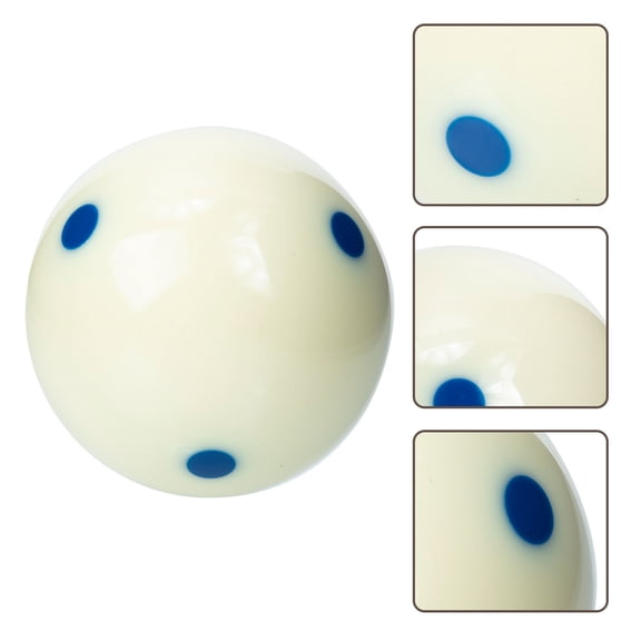 Niceauty Professional Resin Cue Ball Light Yellow for Billiard Training and Game Room Use