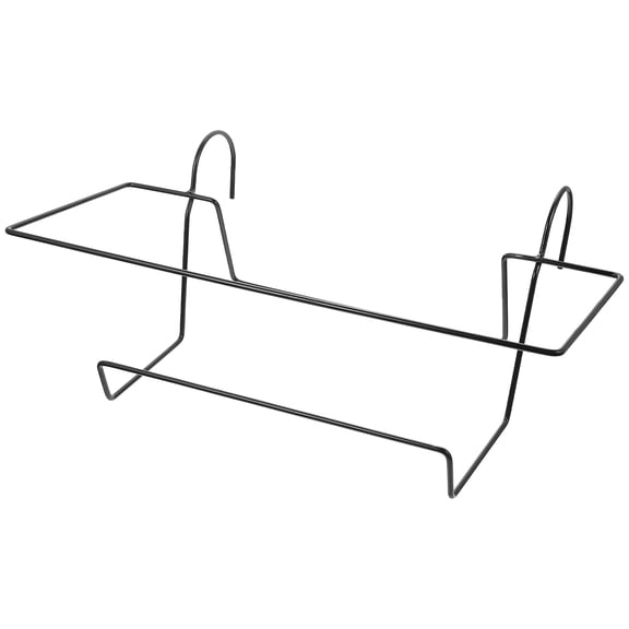 Niceauty Railing Planter Holder Balcony Rail Planter Rack Iron 1Pack Black