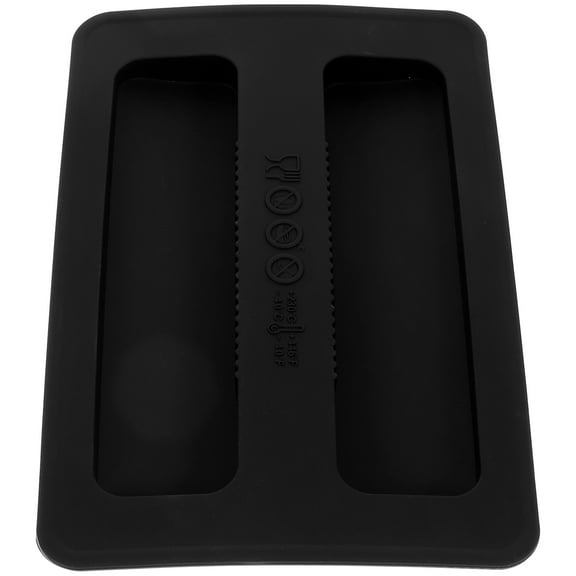 Niceauty Bread Machine Cover Silicone Black Protective Lid for Home Use